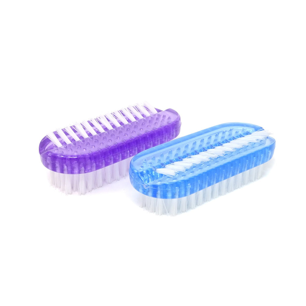 NAIL BRUSH DOUBBLE PVC