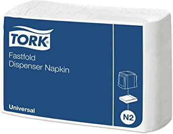 TORK UNIVERSAL NAPKINS  FOR DISPENSER COMPACT 25CMX30XM