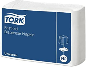 TORK UNIVERSAL NAPKINS  FOR DISPENSER COMPACT 25CMX30XM