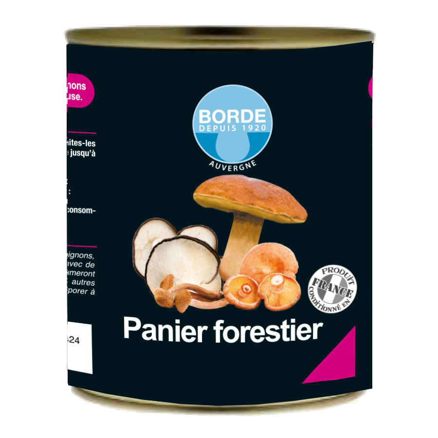 BORDE MIX FOREST MUSHROOMS TIN 455G