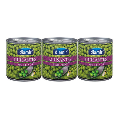 DIAMIR NATURAL GREEN PEAS  200GR PACK 3