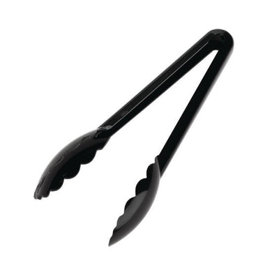 ALL PURPOSE TONG BLACK EXOGLASS 240MM