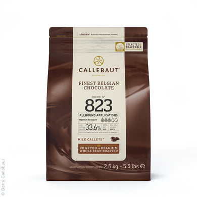 CALLEBAUT CHOCOLATE PEBBLES MILK 2.5KG