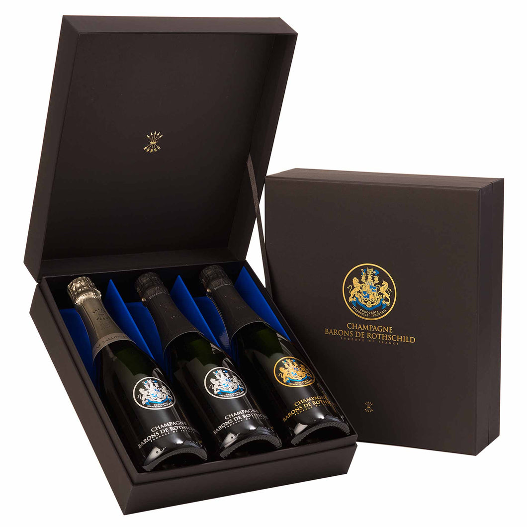 BARONS DE R. B DE B COFFRET  2006  3*75CL