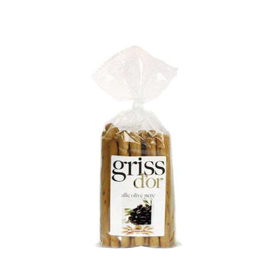 GRISSINI D'OR BLACK OLIVES 250GR