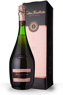 NICOLAS FEUILLATTE ROSE CUVÉE 225 BRUT MILLESIME 2006 75CL GIFT PACK