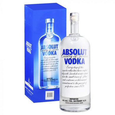 VODKA ABSOLUT BLUE  4.5L
