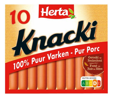 HERTA KNACKI CHICKEN 10PC 350G
