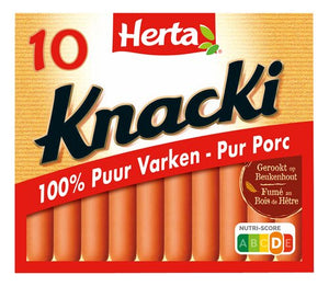 HERTA KNACKI CHICKEN 10PC 350G