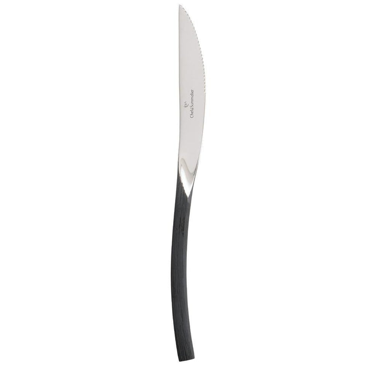 ARCOROC BLACK OAK TABLE KNIFE X 12