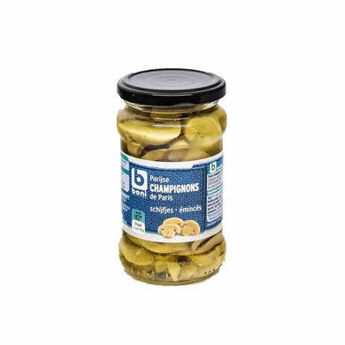 BONI SLICED PARIS MUSHROOMS JAR 280GR