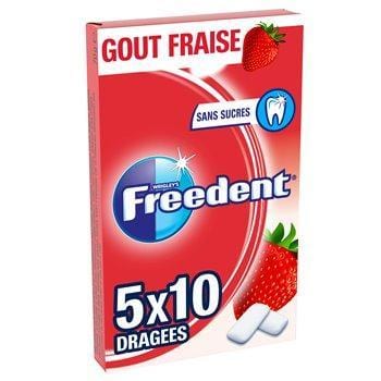 FREEDENT SWEETS STRAWBERRY