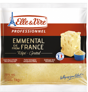 EMMENTAL FRENCH GRATED 1KG