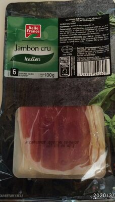 BF ITALIAN DRY HAM 9MONTHS 6 SLICES 100G