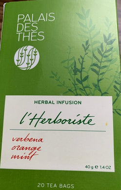 PDT 100 TEA BAGS INFUSION DE VERVEINE