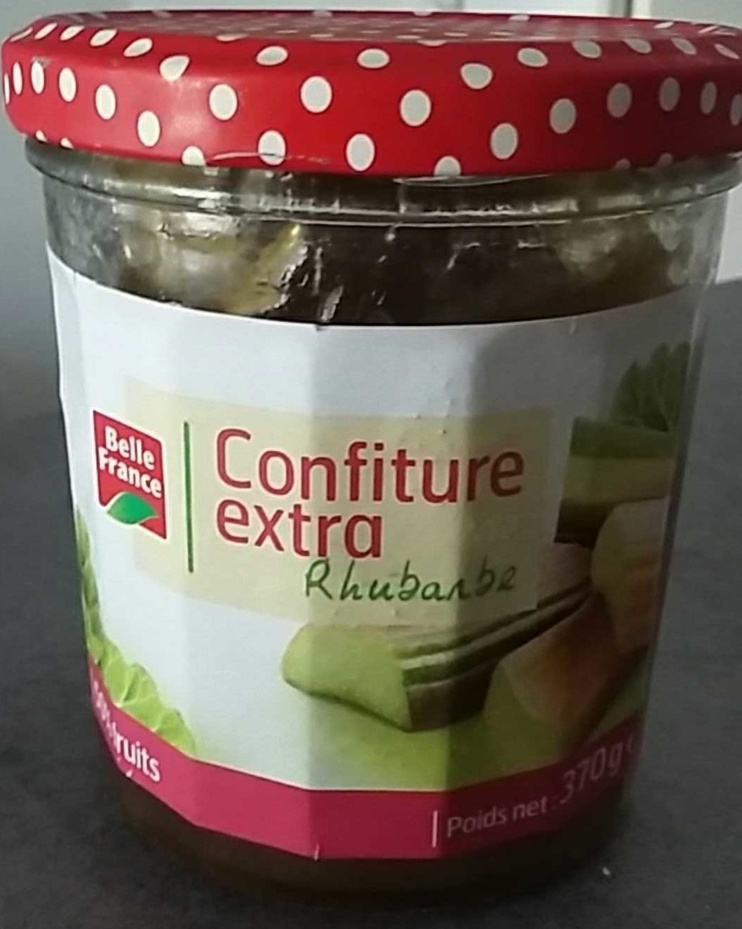 BF RHUBARB JAM 370GR