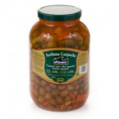 DIAMIR PLAIN OLIVES GAZPACHA  GLASS 4KG