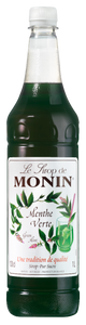 MONIN GREEN MINT SYRUP 1L