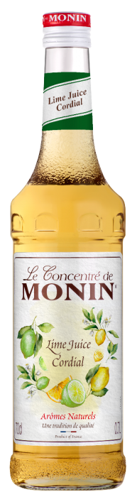 MONIN CORDIAL LIME JUICE SYRUP 70CL