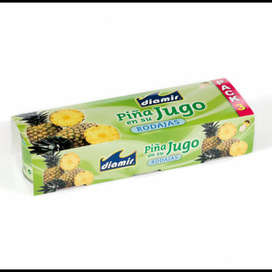 DIAMIR PINEAPPLE IN OWN JUICE 227G X PACK 3