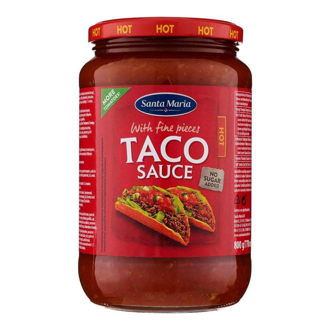 SANTA MARIA TACO SAUCE HOT 800G