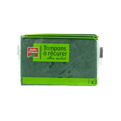 BF GREEN SCOURING PAD X3